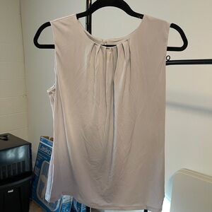 Calvin Klein Light Blue Pleated Blouse